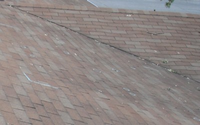 Hail Damaged Roof